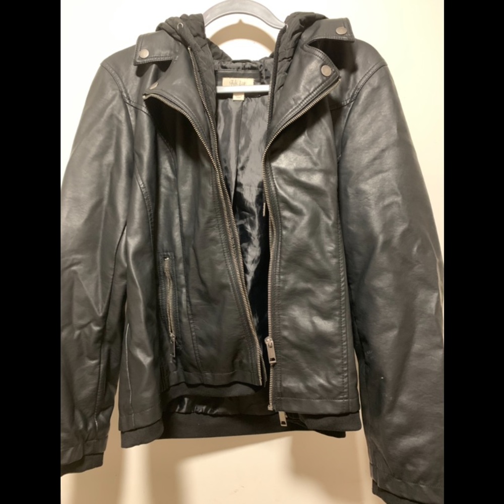 Style and co Leather jacket